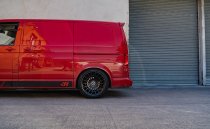 NEW 20 INCH STUTTGART SF10 ALLOY WHEELS IN MATT BLACK WITH DEEPER CONCAVE 10" REARS 5x120/112
