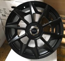 NEW 20 INCH STUTTGART SVT ALLOY WHEELS IN MATT BLACK WITH DEEPER CONCAVE 10" REARS 5x120/112