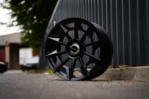 NEW 20 INCH STUTTGART SVT ALLOY WHEELS IN MATT BLACK WITH DEEPER CONCAVE 10" REARS 5x120/112