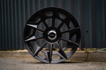 NEW 20 INCH STUTTGART SVT ALLOY WHEELS IN MATT BLACK WITH DEEPER CONCAVE 10" REARS 5x120/112