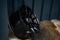 NEW 20 INCH STUTTGART SVT ALLOY WHEELS IN MATT BLACK WITH DEEPER CONCAVE 10" REARS 5x120/112