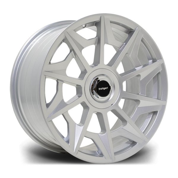 NEW 20 INCH STUTTGART SVT ALLOY WHEELS IN SILVER WITH DEEPER CONCAVE 10" REARS 5x120/112