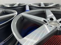 NEW 19 INCH VEEMANN V-FS8 ALLOY WHEELS IN GRAPHITE SMOKE MACHINED WITH DEEPER CONCAVE 9.5" REAR 5x120