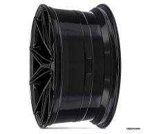 NEW 19 INCH VEEMANN V-FS49 ALLOY WHEELS IN GLOSS BLACK WITH DEEPER CONCAVE 9.5 REAR OPTION 5X120