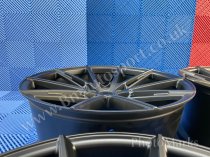 NEW 20 INCH C9 CHRONOS ALLOY WHEELS IN MATT BLACK WITH DEEPER CONCAVE 10" REAR OPTION 5x112
