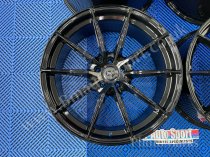 NEW 20 INCH C9 CORTEZ ALLOY WHEELS IN GLOSS BLACK WITH DEEPER CONCAVE 10" REAR OPTION 5x112