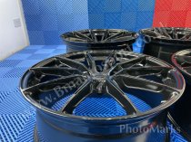 NEW 20 INCH C9 CORTEZ ALLOY WHEELS IN GLOSS BLACK WITH DEEPER CONCAVE 10" REAR OPTION 5x112