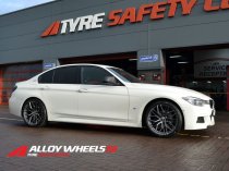 NEW 20 INCH VEEMANN VC520 ALLOY WHEELS IN DARK GRAPHITE MACHINED WITH DEEPER CONCAVE 10" REARS 5x120