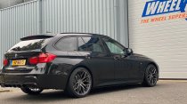 NEW 20 INCH VEEMANN VC520 ALLOY WHEELS IN DARK GRAPHITE MACHINED WITH DEEPER CONCAVE 10" REARS 5x120