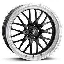 NEW 19″ CADES TYRUS ALLOY WHEELS IN GLOSS BLACK WITH POLISHED DEEP DISH, DEEPER 9.5″ REARS