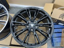 NEW 19" FOX OMEGA ALLOY WHEELS IN GLOSS BLACK WITH WIDER 9" REARS