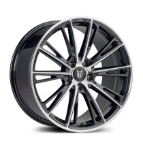 NEW 19" FOX OMEGA ALLOY WHEELS IN ZINC GUNMETAL WITH POLISHED FACE AND WIDER 9" REARS