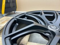 NEW 18 INCH FOX ALPHA ALLOY WHEELS IN SATIN BLACK WITH DEEPER CONCAVE 8.5" REAR'S 5x120