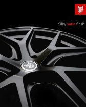 NEW 18 INCH FOX ALPHA ALLOY WHEELS IN SATIN BLACK WITH DEEPER CONCAVE 8.5" REAR'S 5x120