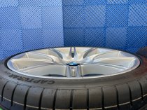 USED 19 INCH GENUINE BMW STYLE 225M SPORT E92 ALLOY WHEELS, WIDE REAR, FULLY REFURBED INC NEW NON RUNFLAT TYRES 5x120