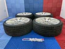 USED 19 INCH GENUINE BMW STYLE 225M SPORT E92 ALLOY WHEELS, WIDE REAR, FULLY REFURBED INC NEW NON RUNFLAT TYRES 5x120