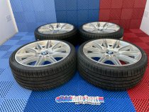 USED 19 INCH GENUINE BMW STYLE 225M SPORT E92 ALLOY WHEELS, WIDE REAR, FULLY REFURBED INC NEW NON RUNFLAT TYRES 5x120