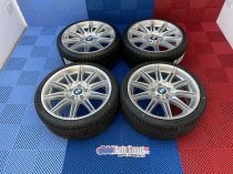 USED 19" GENUINE BMW STYLE 225M SPORT E92 ALLOY WHEELS, WIDE REAR, FULLY REFURBED INC NEW NON RUNFLAT TYRES