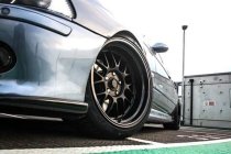 NEW 18 INCH 7TWENTY STYLE 57 FLOW FORMED ALLOY WHEELS IN SATIN BLACK WITH GLOSS DISH, BIG DISH 10.5" REARS