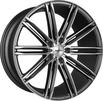 NEW 19″ CALIBRE CC-I ALLOY WHEELS IN GUNMETAL WITH POLISHED FACE AND DEEPER CONCAVE 9.5″ REAR