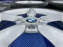 USED 17 INCH GENUINE BMW STYLE 382 1 SERIES 5 SPOKE ALLOY WHEELS, FULLY REFURBED INC VERY GOOD NON RUNFLAT TYRES 5x120