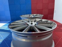 NEW 19 INCH AM MULTI TWIST ALLOY WHEELS IN GUNMETAL WITH POLISHED FACE WITH DEEPER 9.5" REAR 5x112
