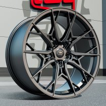 NEW 20 INCH C9 SENTINAL ALLOY WHEELS IN MATT BLACK WITH DEEPER CONCAVE 10" REAR OPTION 5x112