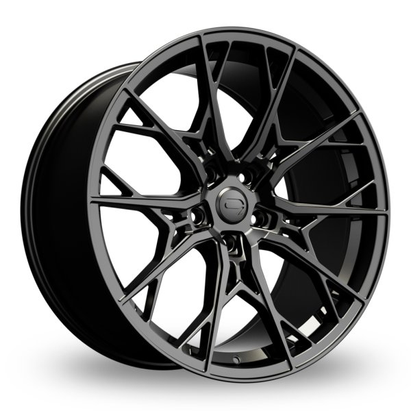 NEW 20 INCH C9 SENTINAL ALLOY WHEELS IN MATT BLACK WITH DEEPER CONCAVE 10" REAR OPTION 5x112