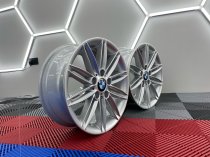 USED 17 INCH GENUINE BMW STYLE 207 1 SERIES M SPORT ALLOY WHEELS,WIDE REAR, FULLY REFURBED 5x120