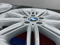 USED 17 INCH GENUINE BMW STYLE 207 1 SERIES M SPORT ALLOY WHEELS,WIDE REAR, FULLY REFURBED 5x120
