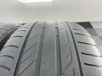 USED 18 INCH GENUINE BMW STYLE 217 1 SERIES V SPOKE ALLOY WHEELS, FULLY REFURBED WIDER 8.5" REAR INC BRIDGESTONE RUNFLAT TYRES 5x120