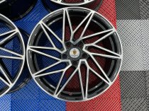 NEW 19 INCH STUTTGART ST20 ALLOY WHEELS IN GLOSS BLACK WITH POLISHED FACE, 8.5"et45 ALL ROUND 5x120