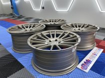 NEW 20 INCH ISPIRI FFR8 ALLOY WHEELS IN MATT CARBON BRONZE, DEEP CONCAVE ALL ROUND WITH 10.5" REAR 5x120