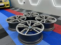 USED 19 INCH GENUINE BMW STYLE 792 M SPORT G20 3 SERIES ALLOY WHEELS, EXCELLENT NEAR UNMARKED,WIDE REAR 5x112