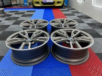 USED 19 INCH GENUINE BMW STYLE 792 M SPORT G20 3 SERIES ALLOY WHEELS, EXCELLENT NEAR UNMARKED,WIDE REAR 5x112