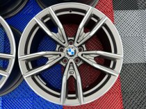 USED 19 INCH GENUINE BMW STYLE 792 M SPORT G20 3 SERIES ALLOY WHEELS, EXCELLENT NEAR UNMARKED,WIDE REAR 5x112