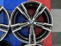 USED 18" GENUINE BMW G20 3 SERIES STYLE 848 M SPORT ALLOY WHEELS, NEAR UNMARKED ,WIDE REAR