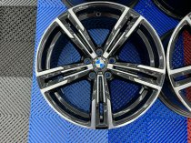 USED 18" GENUINE BMW G20 3 SERIES STYLE 848 M SPORT ALLOY WHEELS, NEAR UNMARKED ,WIDE REAR