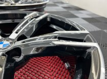 USED 18 INCH GENUINE BMW STYLE 848 M SPORT G20 3 SERIES ALLOY WHEELS, NEAR UNMARKED ,WIDE REAR 5x112