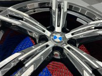 USED 18 INCH GENUINE BMW STYLE 848 M SPORT G20 3 SERIES ALLOY WHEELS, NEAR UNMARKED ,WIDE REAR 5x112