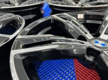 USED 18 INCH GENUINE BMW STYLE 848 M SPORT G20 3 SERIES ALLOY WHEELS, NEAR UNMARKED ,WIDE REAR 5x112