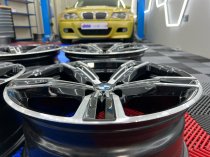 USED 18 INCH GENUINE BMW STYLE 848 M SPORT G20 3 SERIES ALLOY WHEELS, NEAR UNMARKED ,WIDE REAR 5x112