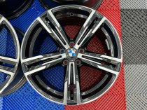 USED 18 INCH GENUINE BMW STYLE 848 M SPORT G20 3 SERIES ALLOY WHEELS, NEAR UNMARKED ,WIDE REAR 5x112