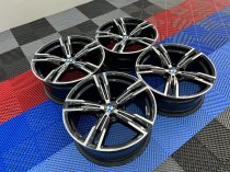 USED 18" GENUINE BMW G20 3 SERIES STYLE 848 M SPORT ALLOY WHEELS, NEAR UNMARKED ,WIDE REAR