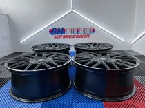NEW 19 INCH FOX VR3 ALLOY WHEELS IN GUNMETAL WITH POLISHED LIP AND DEEPER 9" REARS 5x120/112