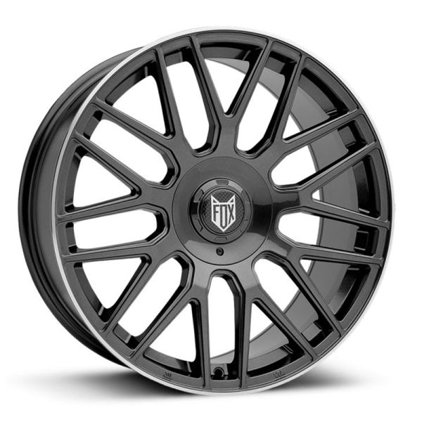 NEW 19 INCH FOX VR3 ALLOY WHEELS IN GUNMETAL WITH POLISHED LIP AND DEEPER 9" REARS 5x120/112