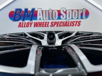 NEW 19 INCH FOX BMA S1 ALLOY WHEELS IN GLOSS BLACK WITH POLISHED FACE AND WIDER 8.5" REAR OPTION 5x120