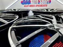 NEW 19 INCH FOX BMA S1 ALLOY WHEELS IN GLOSS BLACK WITH POLISHED FACE AND WIDER 8.5" REAR OPTION 5x120