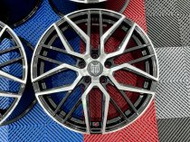 NEW 19 INCH FOX BMA S1 ALLOY WHEELS IN GLOSS BLACK WITH POLISHED FACE AND WIDER 8.5" REAR OPTION 5x120