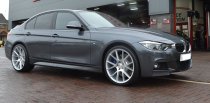 NEW 18 INCH VEEMANN V-FS23 ALLOYS IN SILVER MACHINED WITH DEEPER CONCAVE 9" ET35 ALL ROUND 5x120